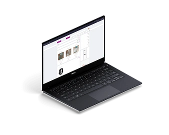 فروشگاه اینترنتی قصر موبایل روی لپ‌تاپ